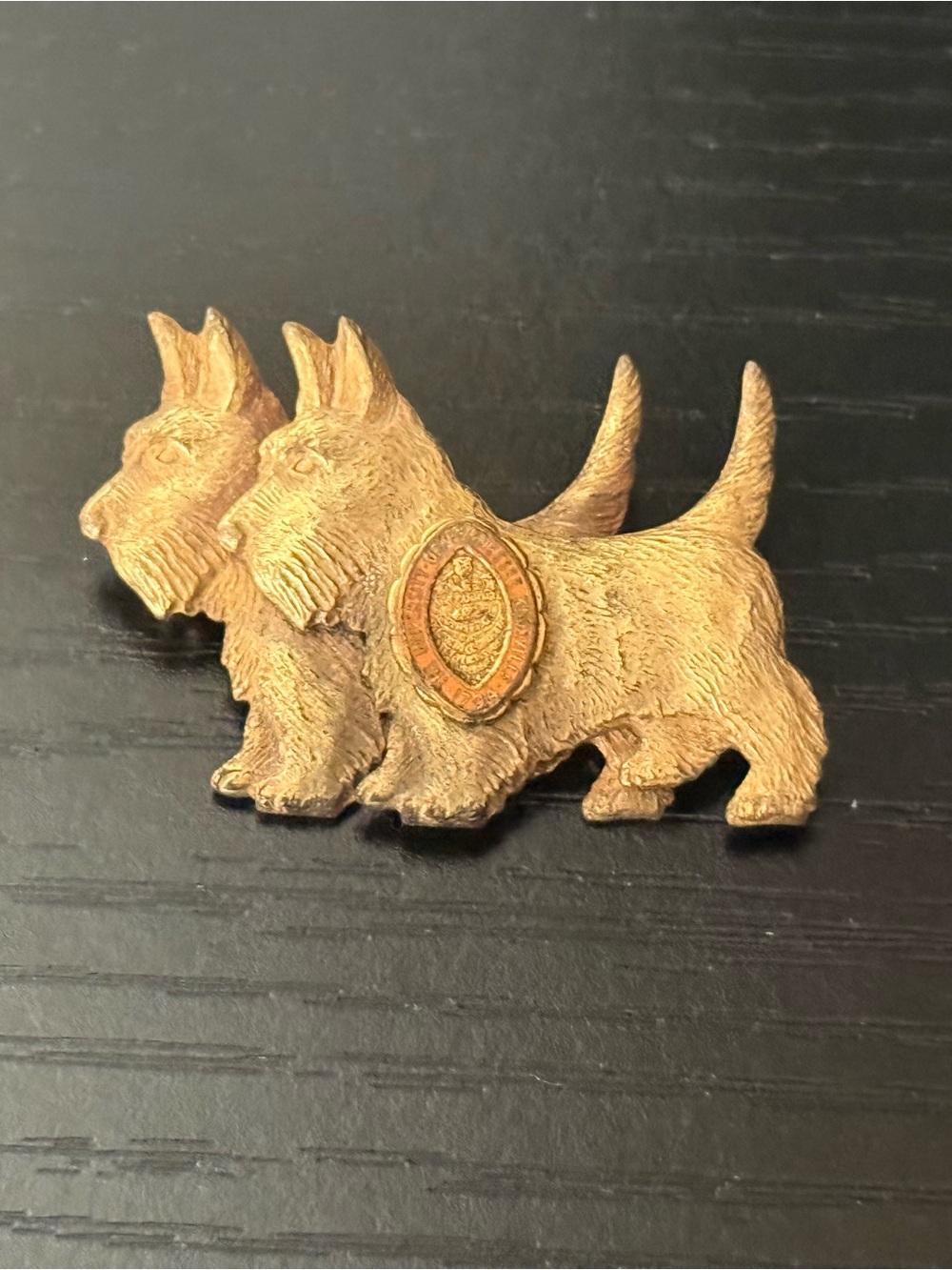 University of Tennessee Knoxville Vintage Gold Tone Scottish Terrier Pin 1794